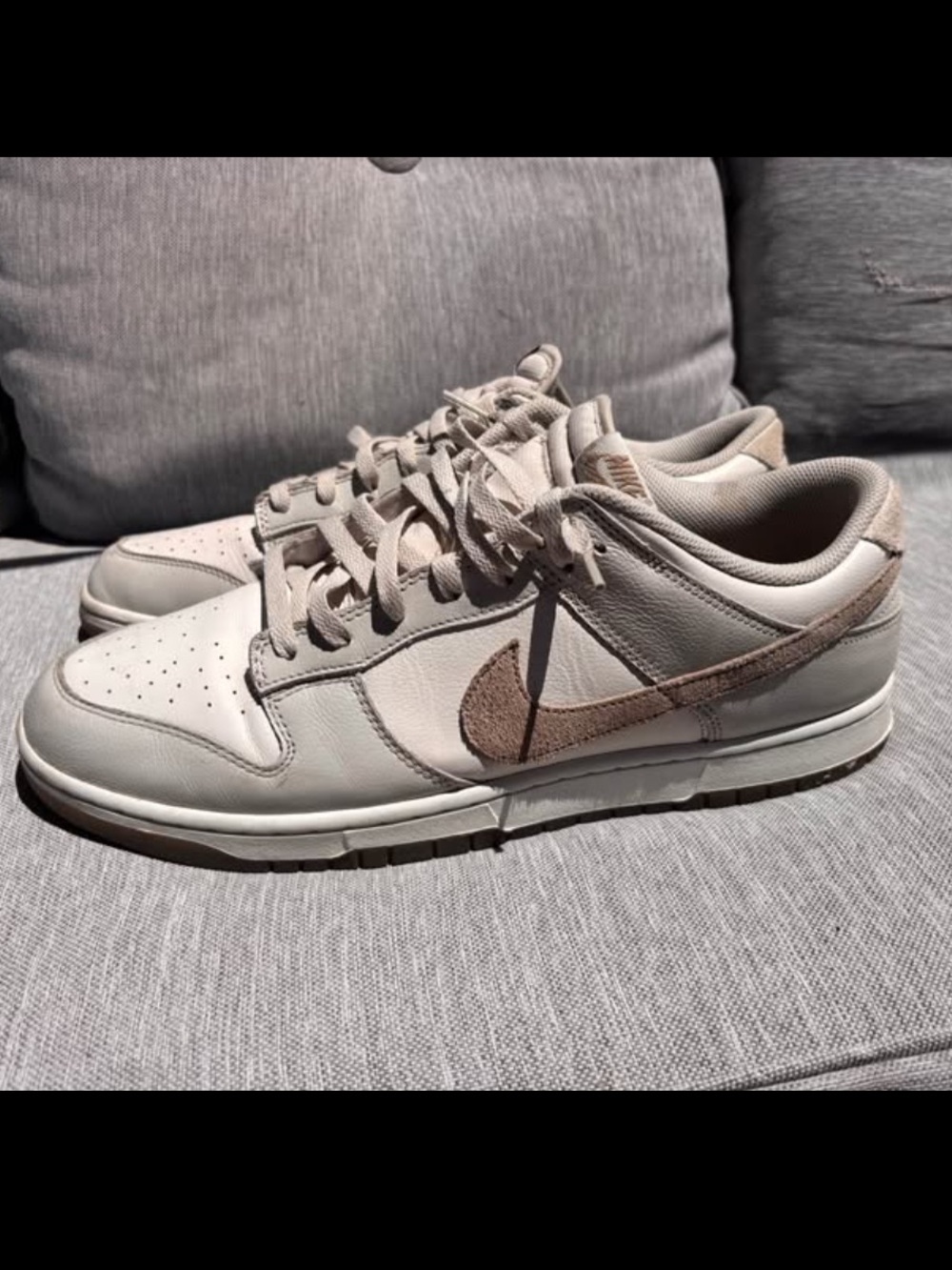 Nike Dunk Low Retro SE Sneakers Mens Size 15 Sand/Gray/Brown